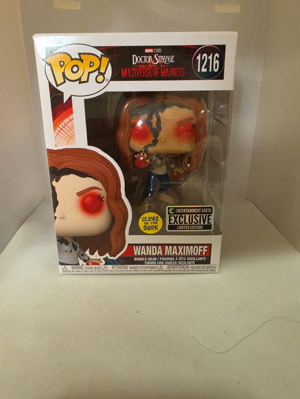 Funko Pop! Marvel Doctor Strange Multiverse Of Madness Glow Wanda Maximoff #1216